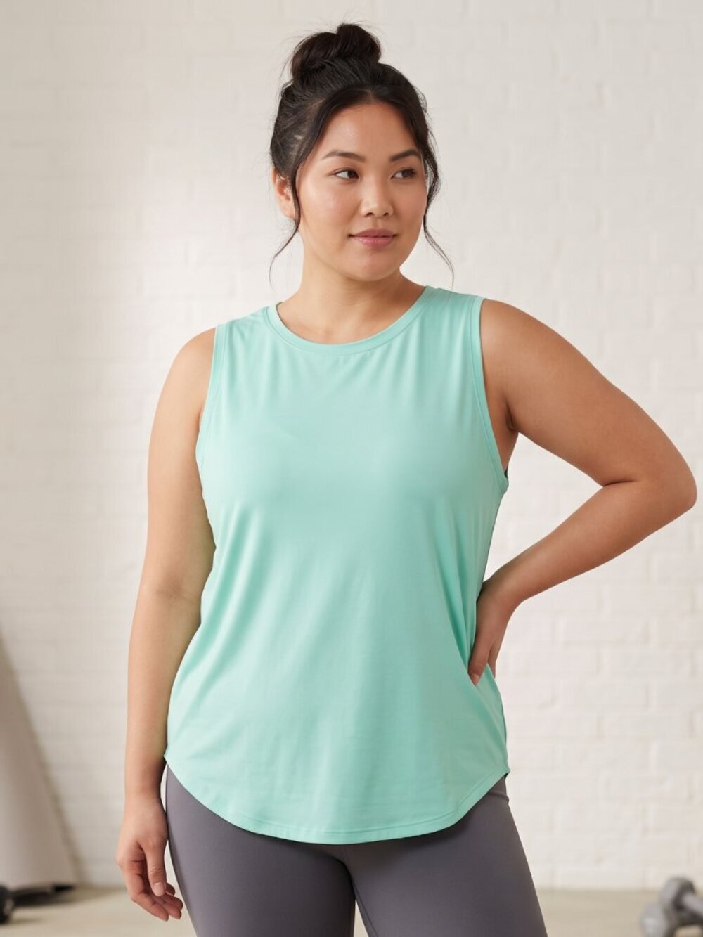 NWT | FitS14 Fresh Mint Green Performance Racerback Athletic Tank Top | 2XL